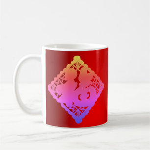 Neon Fortune kinesisk nyår Mugg
