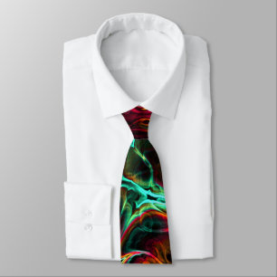 Neon Fractal 2 Tie Slips
