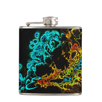 Neon Fractal 3-förpackad kolv Fickplunta