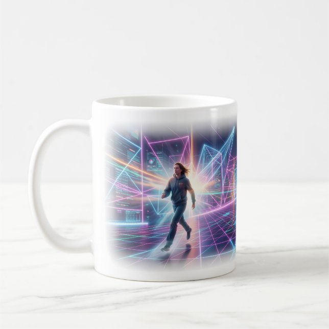 Neon Framtidsdrömmugg Kaffemugg (Vänster)