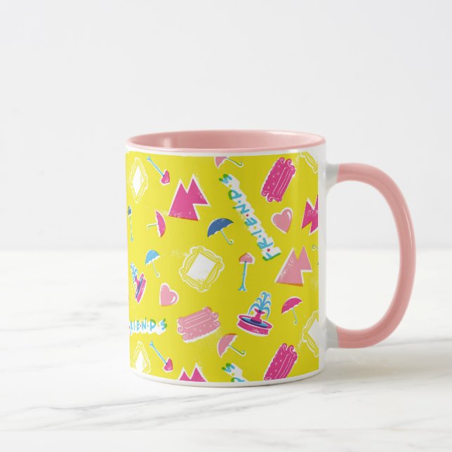 Neon FRIENDS™ Ikonmönster Mugg (Höger)