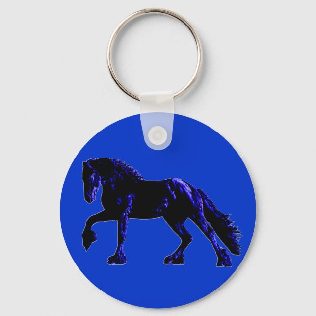 Neon Friesian Keychains Nyckelring (Framsida)