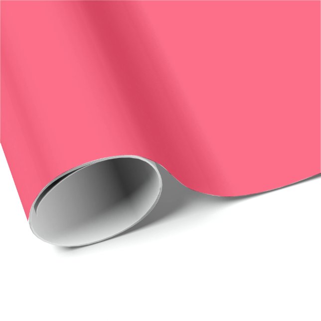Neon Fuchsia Presentpapper (Rullad Hörn)