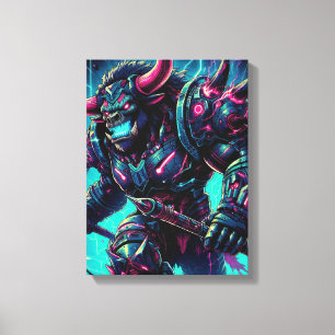 Neon Fury: Kosmikristen Canvastryck