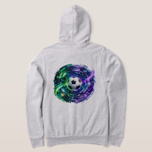 Neon Futuristisk Fotbolls Grafisk T Shirt