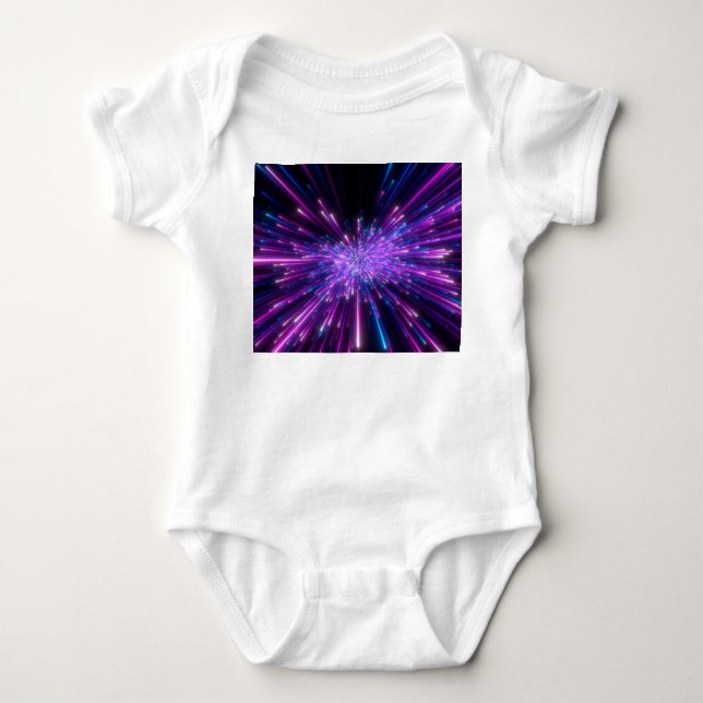 Neon Galaxy Cosmic Abstrakt Background T Shirt (Framsida)
