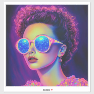 Neon Galaxy Glamor Klistermärken