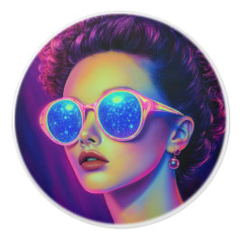 Neon Galaxy Glamor Knopp