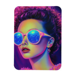 Neon Galaxy Glamor Magnet
