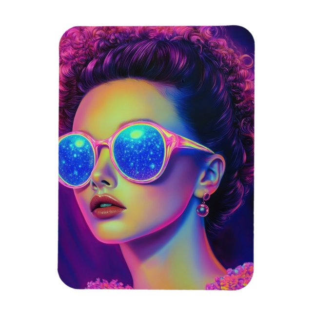 Neon Galaxy Glamor Magnet (Vertikal)