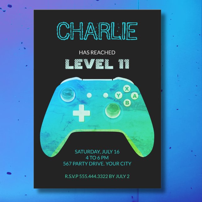NEON GAME CONTROLLER INBJUDNINGAR (Skapare uppladdad)