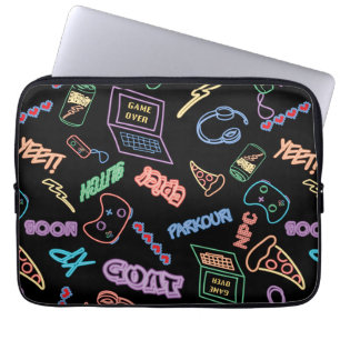 Neon Gamer Laptop Fodral