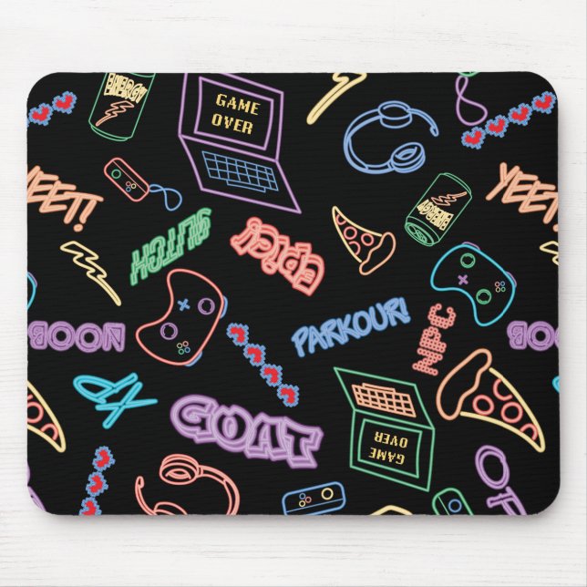 Neon Gamer Musmatta (Framsidan)