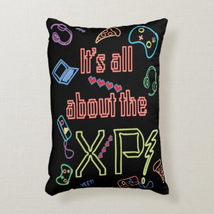 Neon Gamer Prydnadskudde