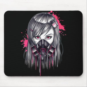 Neon Gas Mask Girl Musmatta