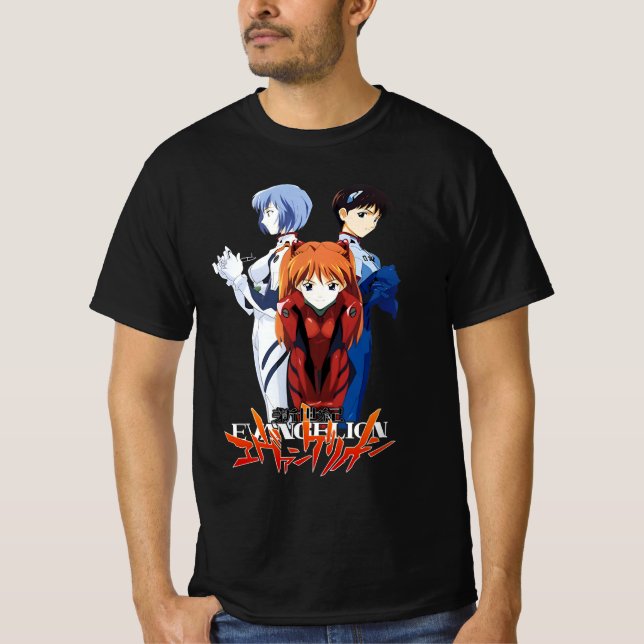 " Neon Genesis evangelion " T Shirt (Framsida)