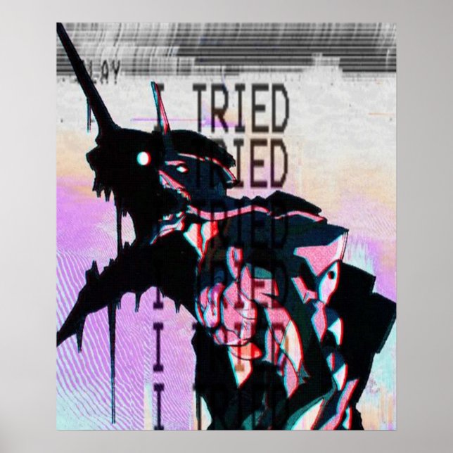 Neon Genesis Evangelion Unit 1 försöksenhet Poster (Framsidan)