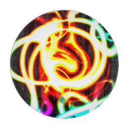 Neon Geometric Art Design för dina behov