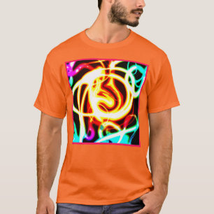Neon Geometric Art Design för dina behov T Shirt