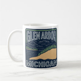 Neon Glen Arbor Michigan Kaffemugg