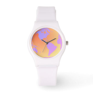 Neon Globe Watch Armbandsur