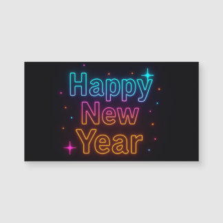 Neon Glöd Gradient Typografi Feststämning Cool