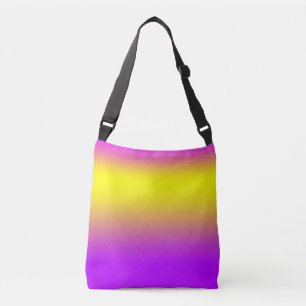 Neon glödeffekt röd-transparent Gult Axelväska