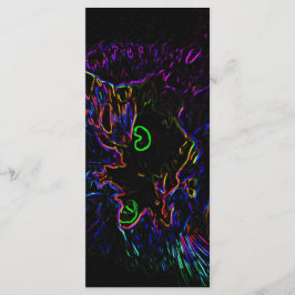 Neon Glow Cat Bookmark Meny
