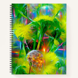 Neon Glow Dandelions i Dream Garden