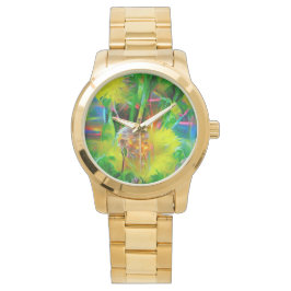 Neon Glow Dandelions i Dream Garden Armbandsur