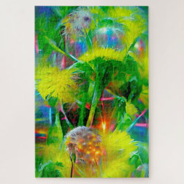 Neon Glow Dandelions i Dream Garden Pussel