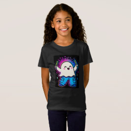 Neon Glow Ghost Kids's Costume T Shirt