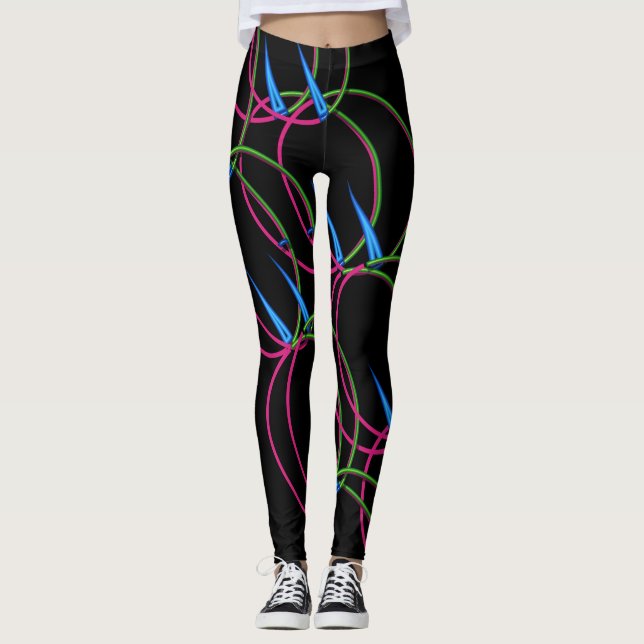 Neon Glow Leggings (Framsida)
