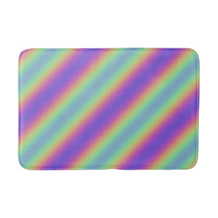 Neon Glow Rainbow Rand Bath Mat Badrumsmatta