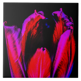 Neon Glow Tulip Kakelplatta