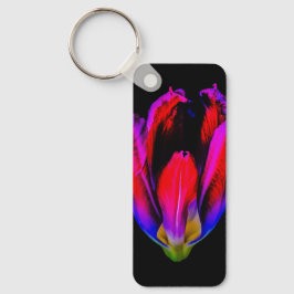 Neon Glow Tulip Nyckelring