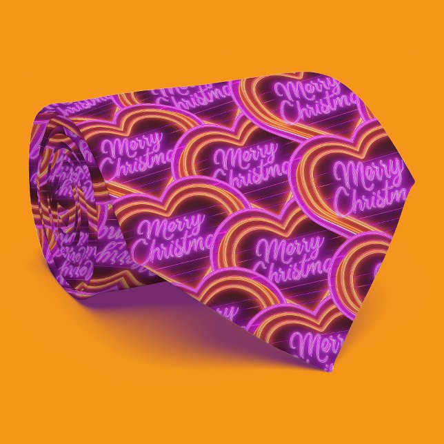 Neon God jul Kärlek Heart Slips (Skapare uppladdad)