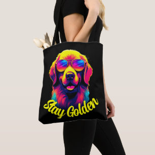 Neon Golden Retriever Tygkasse