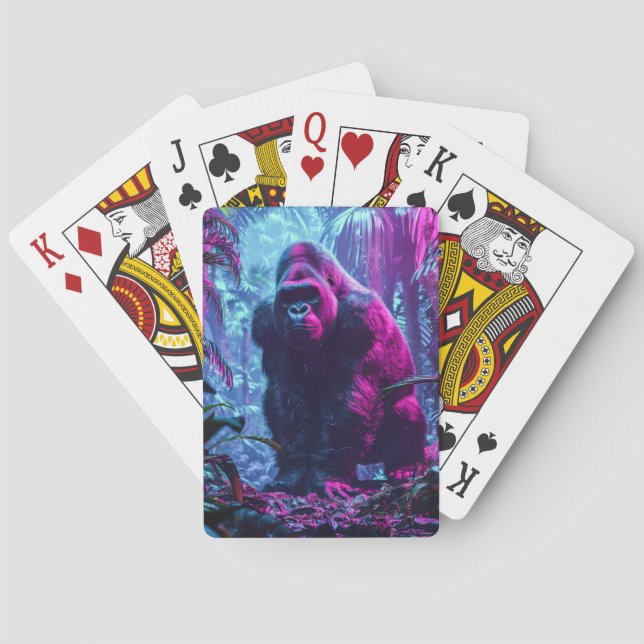 Neon Gorilla Casinokort (Baksidan)