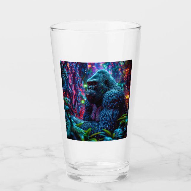 Neon Gorilla Glaskopp (Framsida)