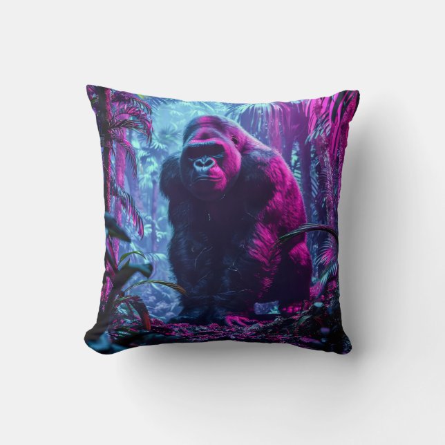 Neon Gorilla Kudde (Framsida)