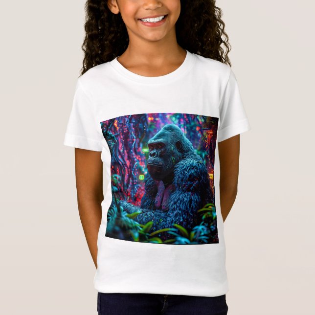 Neon Gorilla T Shirt (Framsida)