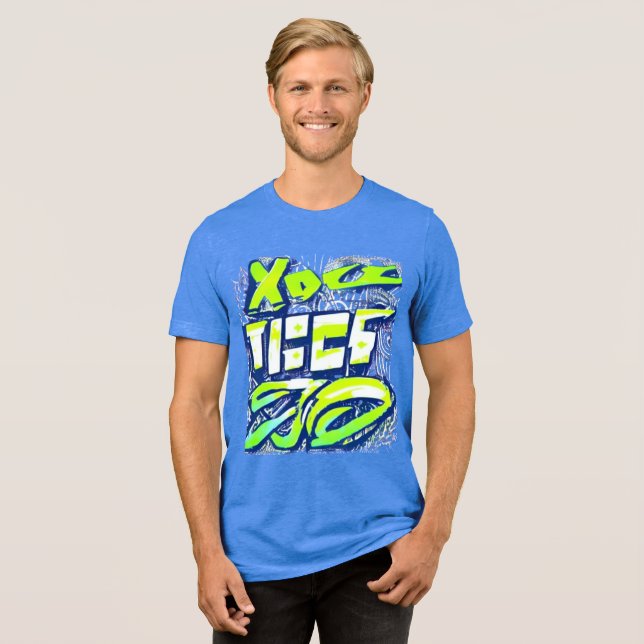 Neon Graffiti Art Tee (Framsida Full)