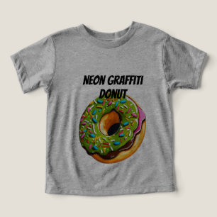 Neon Graffiti Munk–Gatukonst Sprinkle Explosion T Shirt