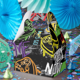 Neon Graffiti Spelmönster Presentaskar