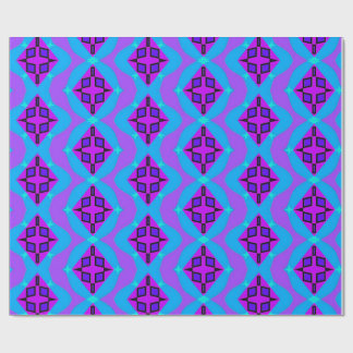 Neon-grafik, mönster presentpapper