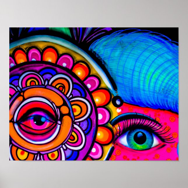 Neon Grafulli Poster (Framsidan)