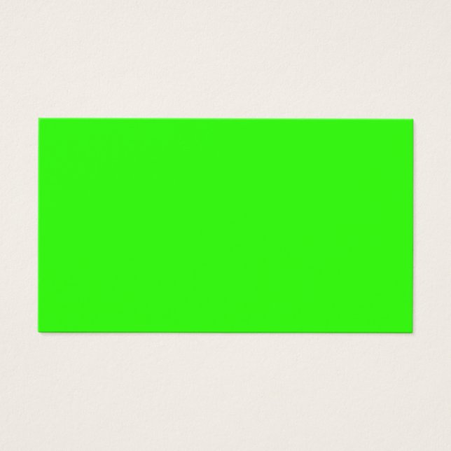 Neon Green Profile Card – Customizable Visitkort (Framsidan)