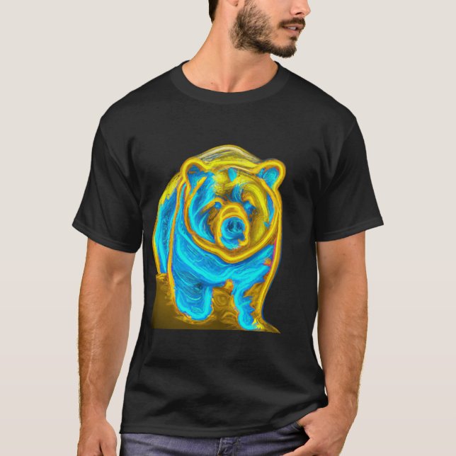 Neon grizzly T-Shirt (Framsida)