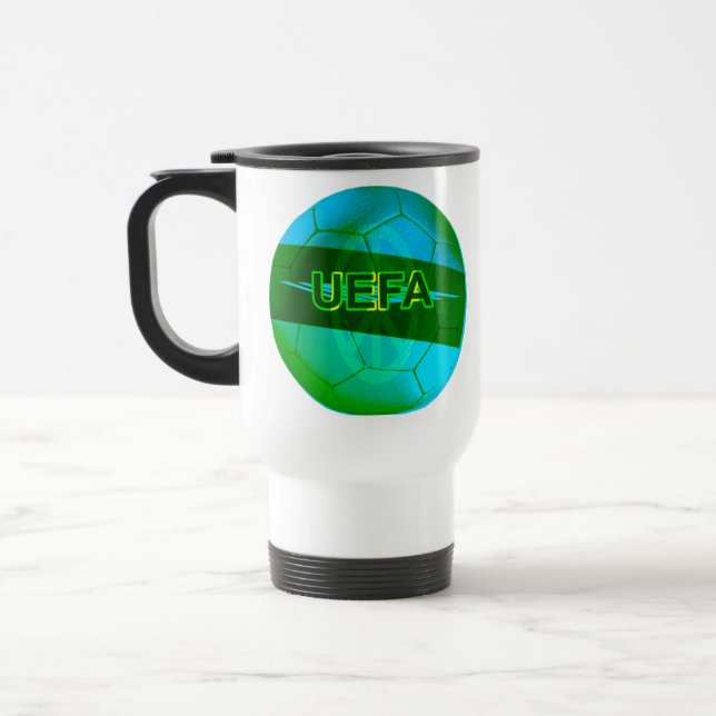 Neon Grön Fotboll Resemugg (Vänster)